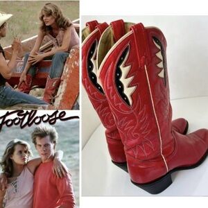 ISO Acme Red White Blue Footloose Boots